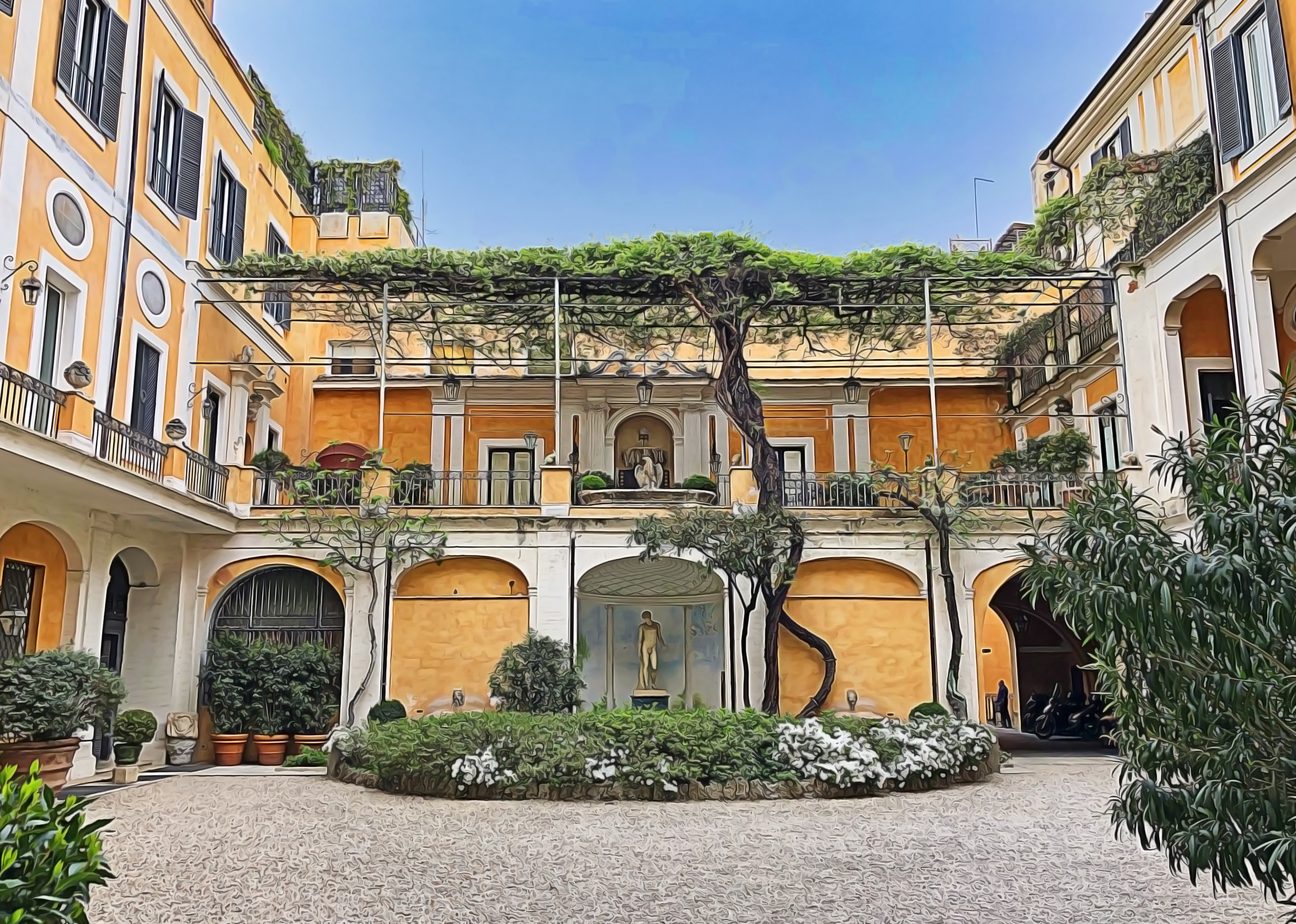 Roman Courtyard